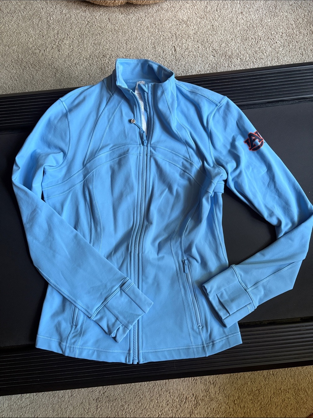 lululemon athletica Light Blue Auburn Full-Zip Define Jacket